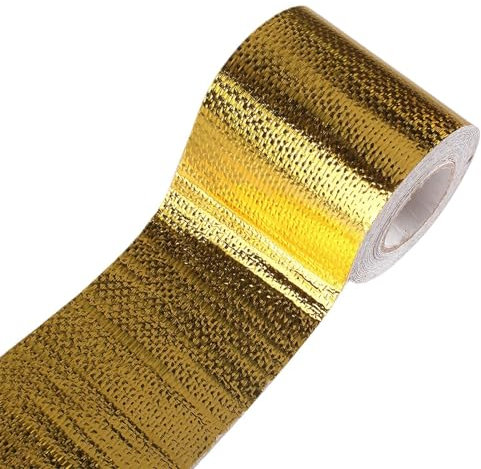 lisutupode Aluminiumfolienbandrolle, hitzebeständiges Aluminiumfolienband | Hitzebeständiges Auto-Auspuffrohr-Klebeband,Industrielles Klebeband, Kfz-Wartungswerkzeug für LKW, Limousine