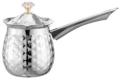 Compact Butter Melting Pots with Lid Milk Frothing Jugs Easy to Clean Portable Milk Frothing Cup Frothing Art Jugs