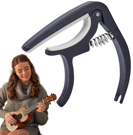 Guitar Capo - Guitar Clamp | Silicone Musical Instrument Tuner Digital Electronic Tuner | Acoustic Mandolin Electric Stringed | Bridge Pin Puller Gittern Picks | Change Capo Clamp Strong Spring For No