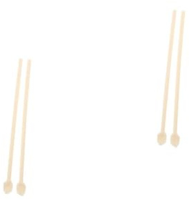 PRETYZOOM 16 Pares Chopsticks Divertidos Palillos Divertidos Palillos Reutilizables plástico de Beige