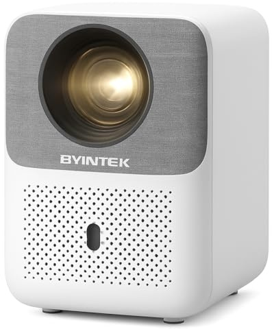 Portable Mini Projector - Love U4, Full HD (4K Supported), Wi-Fi 6, Bluetooth 5.0, Auto Keystone & Auto Focus, 30–200″ Screen, Built-in Speakers, iOS/Android/PC/PS5 Compatible