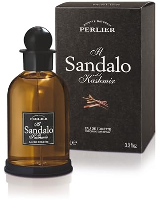 Perlier – Il Sandalo Del Kashmir Eau De Toilette 100 Ml, Fragranza Legnosa e Calda, Profumo a Lunga Durata, Eleganza Senza Tempo, Profumo Sofisticato Da Indossare Ogni Giorno