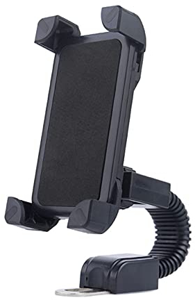 SUNSEATON Motorrad Handyhalterung Universal Smartphone Halterung für Motorrad Rückspiegel 360°Drehbare für 3,5-6,5 Zoll Smartphone