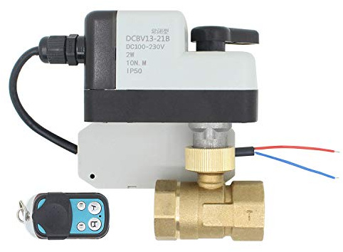 2 wege motorkugelhahn 100-230v wifi APP kugelhahn kugelventil elektrisch 10N.m zweiwegeventil motorventil
