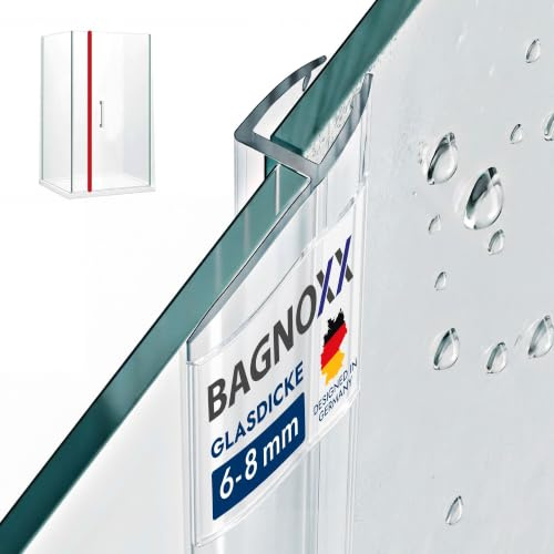 Bagnoxx Duschtätning, springtätning 200cm, för 6mm glastjocklek