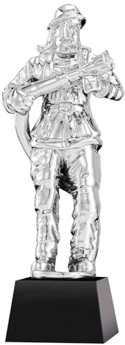 Pokale, Medaillen Auszeichnungen Gold-Silber-Bronze-Trophäen Hervorragende Feuerwehr-Souvenirtrophäe Siegertrophäe Beim Rettungsübungswettbewerb Für Brandbekämpfungsfähigkeiten Meisterpreis (Color :