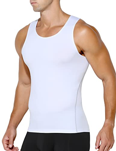Casey Kevin Herren Tank Top Ärmellos Kompressionsshirt Muskelshirt Funktionsshirt Sport Fitness Unterhemd Baselayer