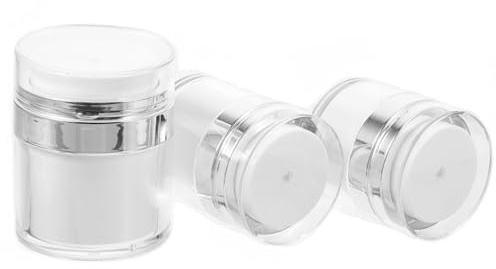 ARTSEWPLY Runda Krämflaskor 3 St 50g 30g 15g Flaskor För Resesminkdispenser