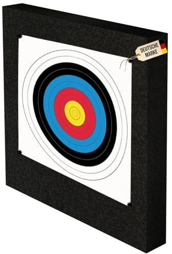 Stronghold - Disco in schiuma per bambini, disco per principianti, senza cuscino, per freccia e arco (80 x 80 x 10 cm)