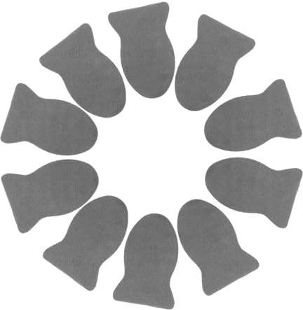HOMSFOU Atmungsaktive Fingerlinge mit Einfachem Design aus Stoff 10 Stück für Präzise Steuerung Bequeme Daumenhülsen und Komfort für Mobiles Gaming und Kampfspiele