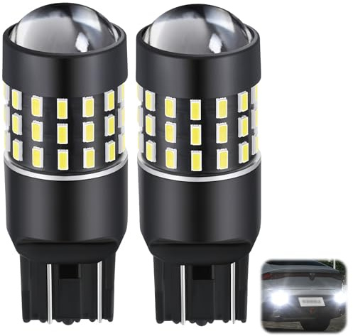 Lueden T20 LED Bulb 7443 W21W Light Bulbs Super Bright 78SMD 3014 Chipsets 12V 24V Replacement Bulb for Car Auto Backup Reverse Light Brake DRL Daytime Parking Tail Turn Signal Lights, 6500K White