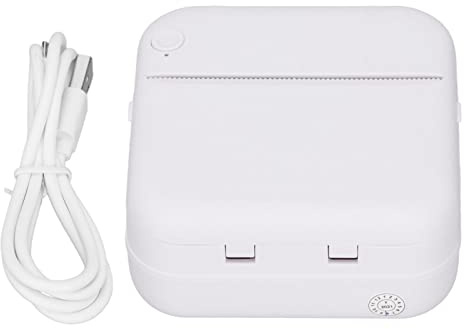 Fyearfly Impresora portátil C15, dispositivo de impresión térmica inalámbrica Bluetooth sin tinta de 200 DPI, para organización del hogar y la oficina, etiquetado rápido, compatible con iOS y Android