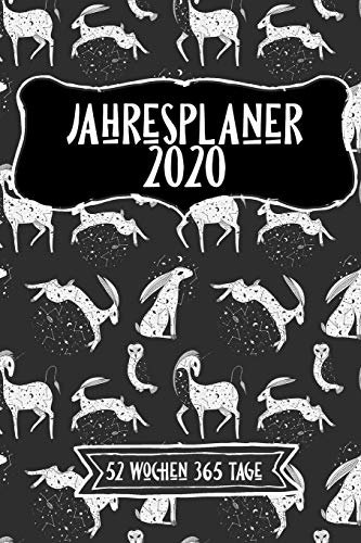 Jahreskalender 2020 52 Wochen 365 Tage: -53 Wochen undatiert A5 Notizbuch für Notizen & Termine Wochenplaner 200 Seiten