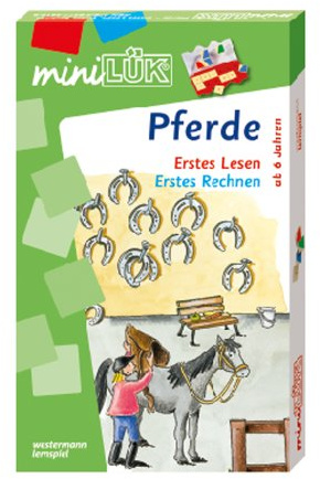 Westermann miniLÜK-Sets/miniLÜK-Set: Kasten + Übungsheft/e/Vorschule/1. Klasse - Mathematik, Deutsch: Pferde (miniLÜK-Sets: Kasten + Übungsheft/e)