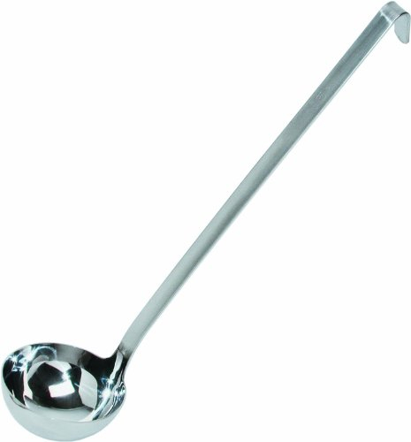 KRX Schöpfkelle / Schöpflöffel / Suppenkelle 43 cm Länge 0,33 Liter Edelstahl hochglanz Hotelausführung