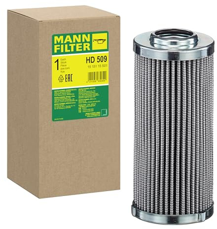 MANN-FILTER, HD 509 Hidráulico | Para Off-Highway, Pureza fluido hidráulico, Filtración máxima, Protección sistema hidráulico, Calidad original OE