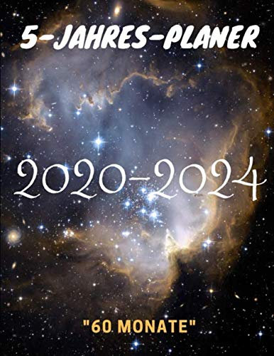 5-Jahres-Planer 2020-2024 60 Monate: Jahresplaner Monatskalender