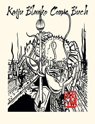 Kaiju Blanko Comic Buch: Leer Rastern Comic Heft