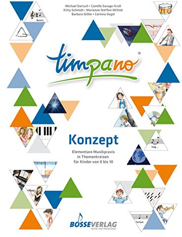 TIMPANO - Konzept. Elementare Musikpraxis in Themenkreisen für Kinder von 0 bis 10. Ringordner mit 3 Hörbeispiel-CDs