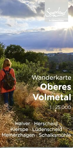 Wanderkarte Oberes Volmetal: Halver, Kierspe, Lüdenscheid, Meinerzhagen, Schalksmühle