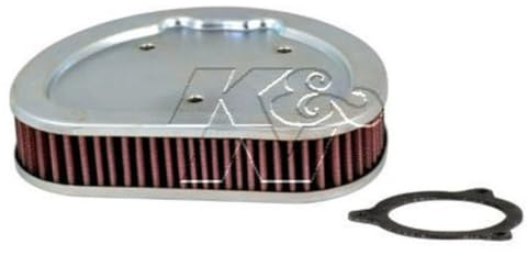 K&N HD-1508 Motorrad Tauschluftfilter | kompatibel mit Harley Twin Cam Touring Modelle 2008-2010 (HD-1508)