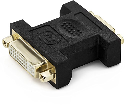 deleyCON Adattatore da DVI-I Femmina (IN) a VGA Femmina (Out) - per Monitor/proiettore VGA - Unidirezionale