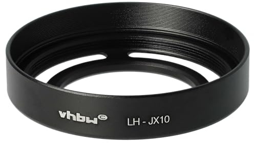 vhbw Paraluce compatibile con Fujifilm FinePix 30, X20, X10 52 mm obiettivo nero, metallo, rotondo, 6,2 cm