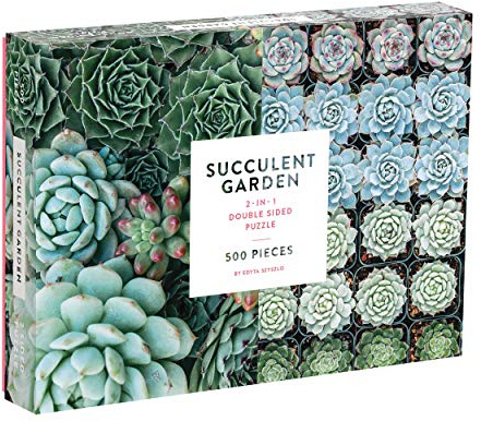 Succulent Garden 2-sided 500pc Puzzle