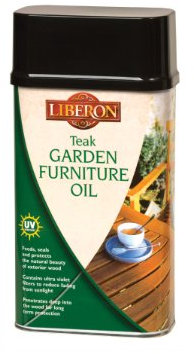 Liberon GFOTE500 500ml Garden Furniture Oil - Teak