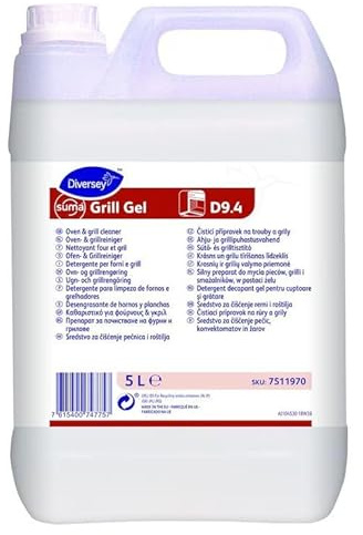 Suma Grill Gel D9.4, Ofen- und Grillreiniger, periodischer Einsatz | Kanister (5 l)