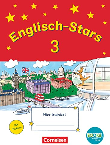 Englisch-Stars - BOOKii-Ausgabe - 3. Schuljahr: Übungsheft - Mit Lösungen