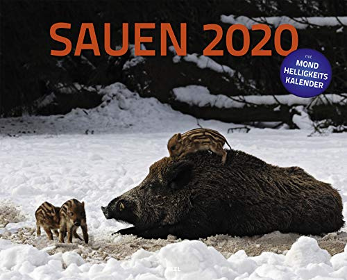 Sauen 2020: mit Mondhelligkeitskalender