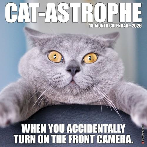 Cat-Astrophe 2026 Wall Calendar