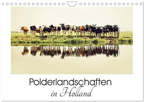 Polderlandschaften in Holland (Wandkalender 2026 DIN A4 quer), CALVENDO Monatskalender: Zwölf stimmungsvolle Polderlandschaften aus dem grünen Herz Hollands (CALVENDO Natur)