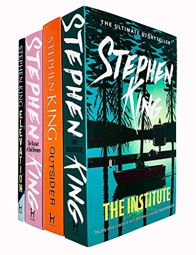 Stephen King Collection 4 Books Set (The Outsider, Elevation,The Institute)