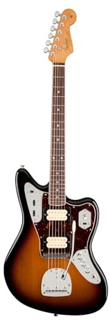 Fender 0143001700 Kurt Cobain Jaguar Palisander Griffbrett E-Gitarre - Sunburst