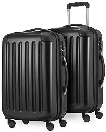 Hauptstadtkoffer - Alex - Set mit 2 Hartseiten-Handgepäck, glänzend, TSA, (S & S), 84 Liter