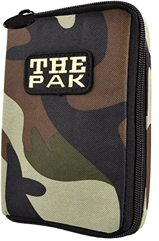 Karella Darttasche The PAK original, camo, Platz für 3 Dartsets, handlich und geräumig, Perfekter Schutz, Dartcase, Tasche für Darts