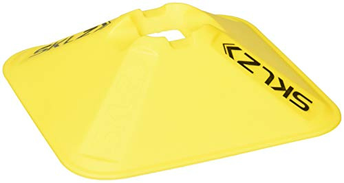 SKLZ Trainingsgerät Pro Training Agility Cones 5cm (20er Set) - Hochwertige Markierungs- und Trainingshütchen, gelb, 1size, TIAC-001