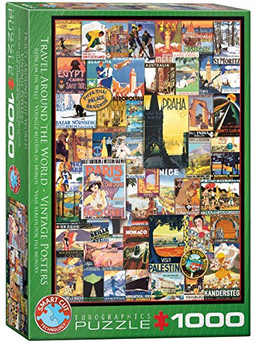 EuroGraphics 6000-0755 Puzzle Reise um die Welt mehrfarbig