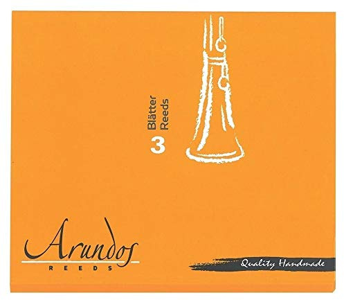 Arundos Blatt BB-Klarinette Aida, 3er Packung, deutscher Schnitt, Size 2,5