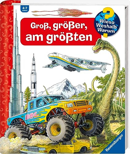 Wieso? Weshalb? Warum? Sonderband - Groß, größer, am größten (Riesenbuch) (Sachbuch ab 4 Jahre - mit Klappen)