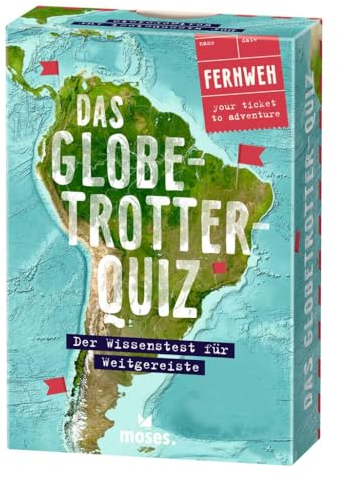 Moses. Das Globetrotter-Quiz – Der Wissenstest für Weitgereiste, Unterhaltsames Rate-Quiz mit 75 abwechslungsreichen Fragen und Aufgaben rund um den Globus, Für Jugendliche und Erwachsene