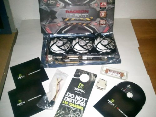 XFX ATI Radeon HD5870 Graphics Card (PCI- e, 1GB GDDR5 Memory, HDMI, 2xDVI, 1 GPU) Lite Retail