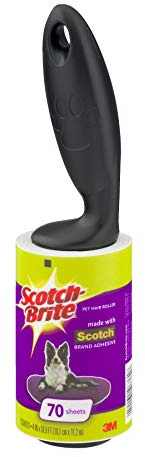 Scotch-Brite Pet Hair Pickup Lint Roller: 4 in. Width (Natural) / 70 Sheets