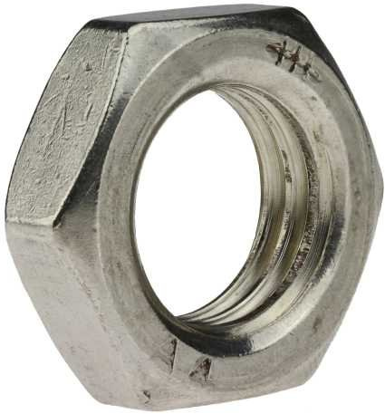 Reidl Sechskantmuttern niedrige Form M 18 x 1,5 mm DIN 936 A4 blank 10 Stück