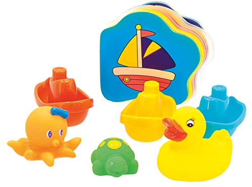 Bieco 27005000 - Badewannen Spielset 7 teilig