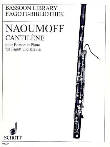 Cantilène: Fagott und Klavier. (Fagott-Bibliothek)