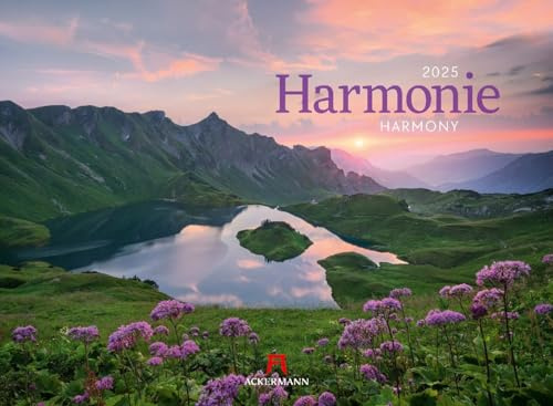 Harmonie Kalender 2025, Wandkalender im Querformat (45x33 cm) - Inspirationskalender / Naturkalender