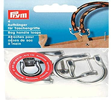 Prym Aufhänger für Taschengriffe 18 mm silber 4 St
